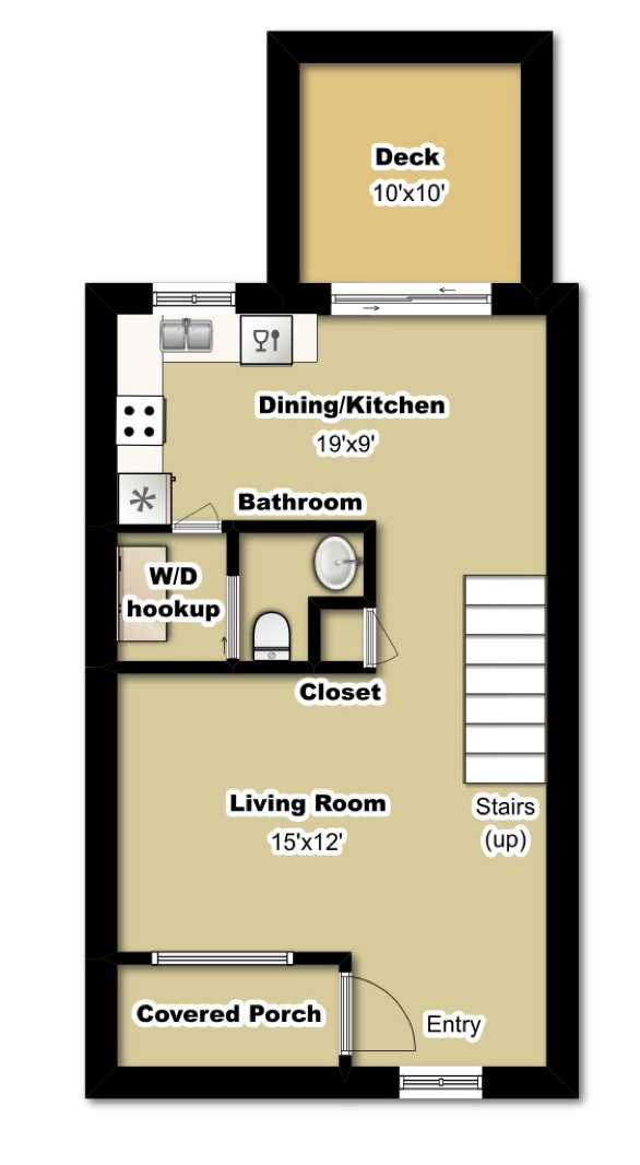 2 Bedroom Second Floor